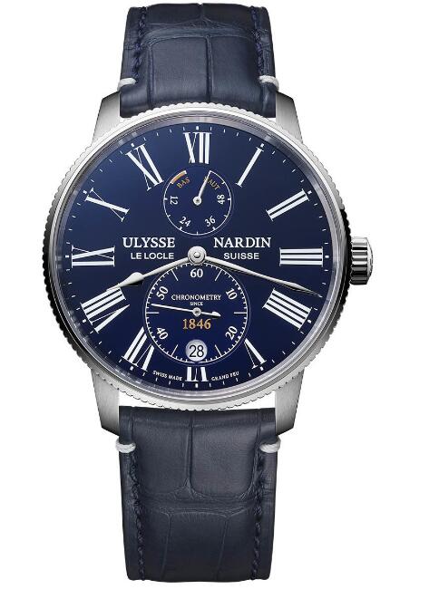 Ulysse Nardin Marine Torpilleur Enamel Blue Limited Edition 42mm 1183-310LE-3AE-175/1B Replica Watch